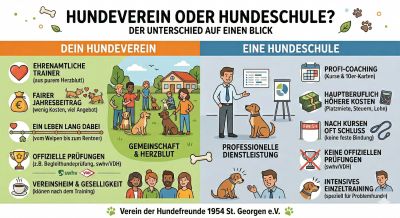 Hundeverein vs Hundeschule